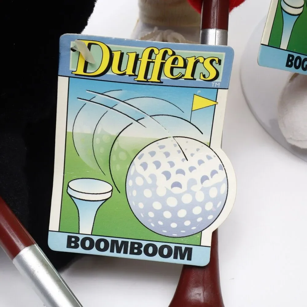 Duffers Collectible Golf Plush Stuffed Animals by 24K Co Mighty Star Lot of 4
